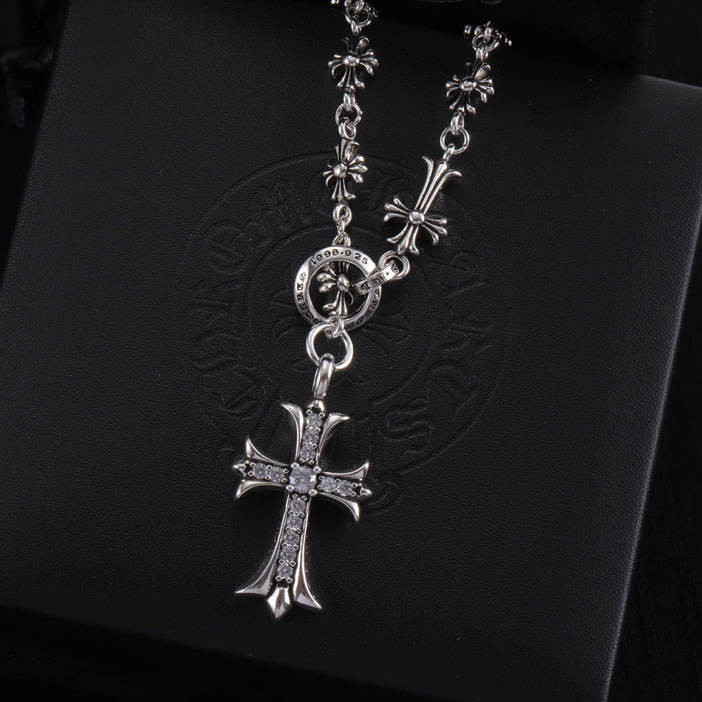 Chrome Hearts Plain Diamond Necklace