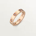 Cartier Love ring, small model, 8 diamonds