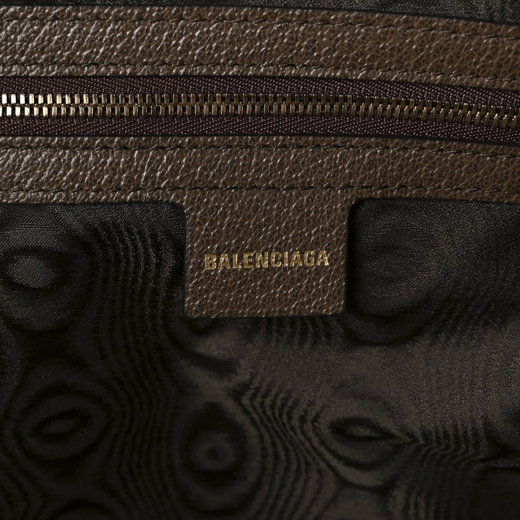 X BALENCIAGA BB Supreme Monogram Web Medium Ophidia Carry-On Duffle Bag Beige New Acero